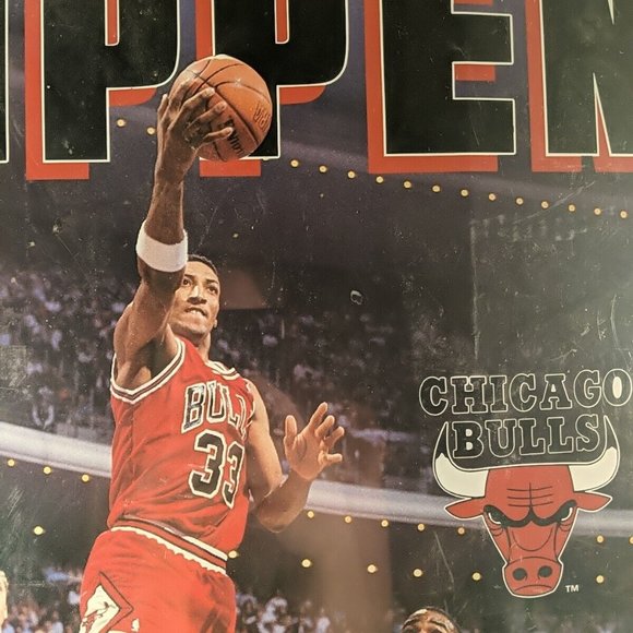 Vintage Scottie Pippen 1993 Chicago Bulls NBA Starline Sealed Poster - Picture 4 of 14
